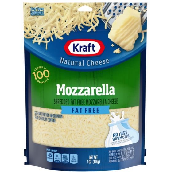 How Many Calories Are In Kraft Fat-Free Mozzarella Cheese?