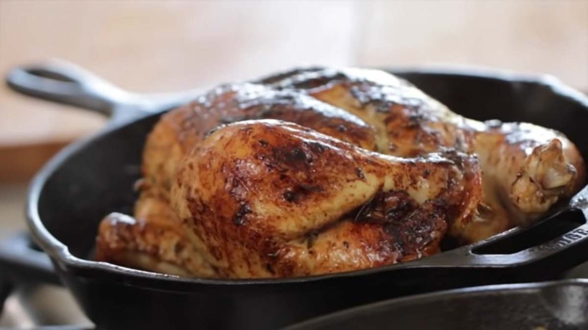 How to Cook Whole Chicken on a Cast Iron How many servings can I get out of a whole chicken? What dishes can I pair with a cast-iron whole chicken? How do I maintain my cast iron?