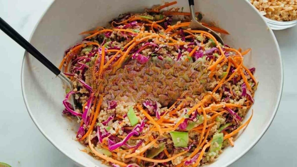 Thai Quinoa Salad with Peanut Sauce Recipe