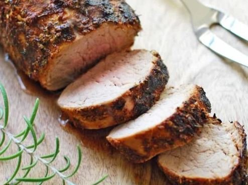 how long to cook pork loin in cast iron